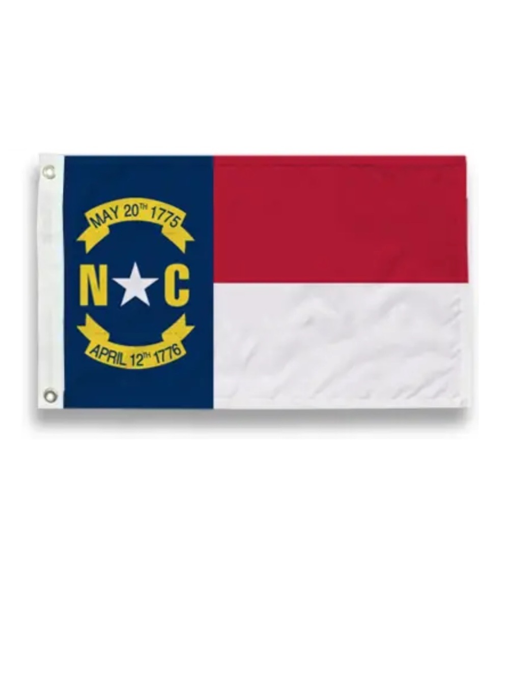 North Carolina State Flag - Red, White & Blue 3x5 ft